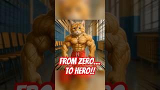 From nobody.. to unstoppable! #cat #shorts #viral #funny