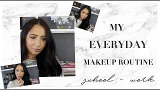 GRWM: MY GO TO EVERYDAY MAKEUP LOOK - SCHOOL & WORK | Toni Sevdalis