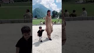 Basil enjoying with Anas Pathan️ #anaspathan #anaspathanofficial #vlog #kashmir #basilcute