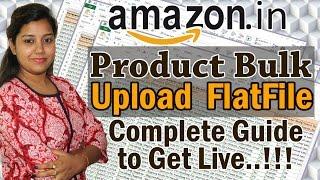 How to Add Products on Amazon India | Bulk upload Product listing on Amazon in Hindi