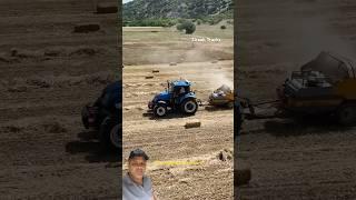 New Holland Tractor & Baler  #tractor #hollend #farmmachinery