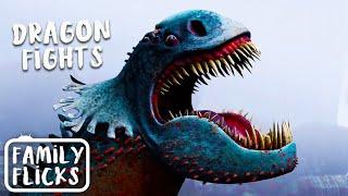 Best Dragon Fight Scenes | How To Train Your Dragon Franchise | Family Flicks
