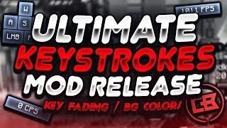 [1.7.10/1.8.9] Ultimate CheatBreaker Keystrokes Mod (Fading Keys, Background Color)