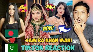 Bangladeshi tiktoker | Samira Khan Mahi | New Tiktok Video | Reaction Video