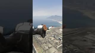Franklin's CRAZY extreme takeoff and Pilot Jumping Out Of a Cessna 525 CitationJet business jet GTA5
