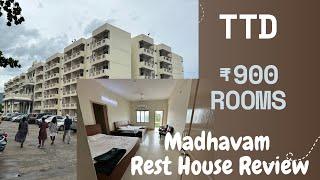 TTD Accommodation| Madhavam Rest House 900 Rs AC Room Review| Tirumala Tirupati Devasthanam|Tirupati