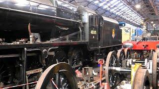 A looks around the loco SHED at Loughborough,GCR. 16th November 2024