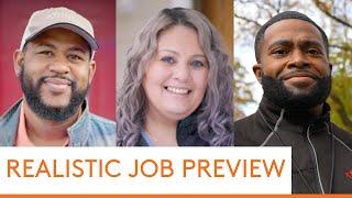 Realistic Team Job Preview: Advanced Technicians