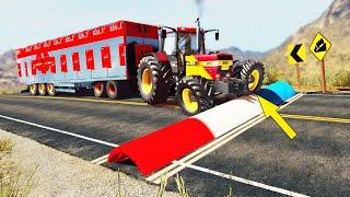 Trucks vs Speed Bumps #27 | BeamNG.DRIVE