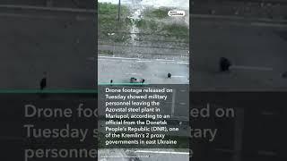Ukrainian Troops Leave Azovstal Steel Plant in Mariupol