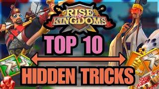 The 10 Best UNKNOWN Tips for YOU to MAXIMISE VALUE! Rise of Kingdoms