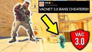 VACnet 3.0 ANTI-CHEAT STARTS BANNING CHEATERS! - CS2 BEST MOMENTS