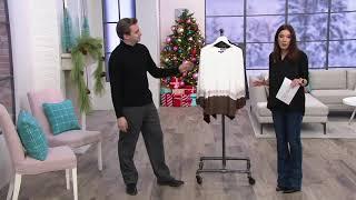 Lisa Rinna Collection Tie Dye Knit Top with Sheer Sleeves on QVC