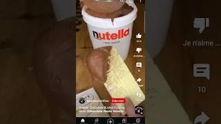 Nutella challenge #challenge #nutella