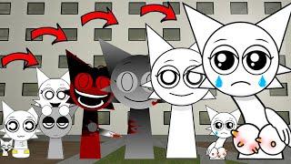 All the Sizes Of Nightmare Sprunki Wenda want me to help them in Gmod