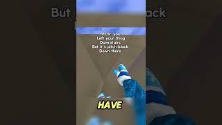 POV you forgot something downstairs and it’s pitch black down there. #funny #vr #gorillatag #scary