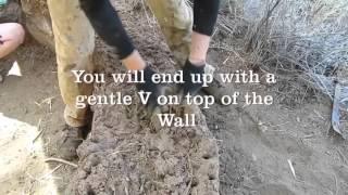 How to build a Cob wall