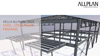 Hello Allplan! 2024 - STEEL - STRUCTURAL FRAMING