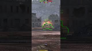 WAS this the LEAST ACCURET shot EVER?  - WoT Blitz #shorts #worldoftanks #wotblitz