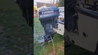 Cold Start 1997 40HP Evinrude Outboard #shorts