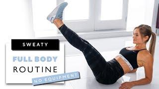 12 MIN - SWEATY FULL BODY WORKOUT // No equipment// Jessica Webb