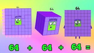 ADDING NUMBERBLOCKS THREE  SAME NUMBERS | REPEATED ADDITION | LEARN TO COUNT | hello george