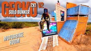 The Gecko V2 - Cheap 2X1 Solo BUNKER Base for RUST 2024