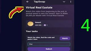 Virtual Real Eastate | Tapswap Code | How To Make $6,688 per Month with Virtual Real Eastate