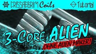 3-Core Alien Wire Build Tutorial (ohne Alien Maker) /// Crissaegrim Coils