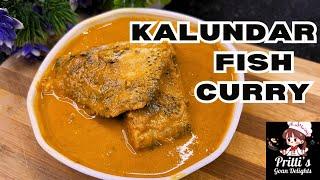 How To Make Kalundar Fish Curry Recipe | Pearl Spot Fish Curry Recipe | Kalundara Hooman Recipe.