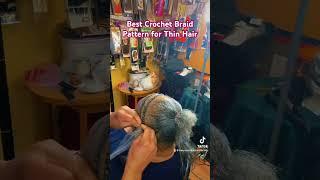 BEST Crochet Braid Pattern For Thin Hair #braids #crochetbraids #hair #braidhair #braidhairstyles