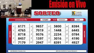 Sorteo de Quiniela MATUTINO Nº 17297 -  19/06/2021