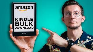 How to Bulk Download Kindle Books Before It’s Too Late!