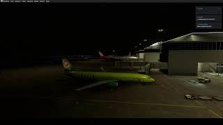 MSFS 2020 PMDG 737-900ER, SBI005, Vatsim, Irkutsk(UIII) - Krasnoyarsk(UNKL)