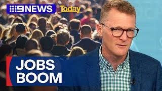 Full-time employment figures reach record high in Australia | 9 News Australia