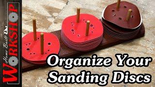 Build a Sanding Disc Storage Rack | Workshop Organization Project