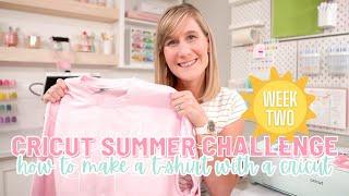 ️ How To Make A T-Shirt With A Cricut | Cricut Summer Challenge Week 2 with Bethadilly