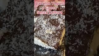 Barrette gelato yogurt e cocco #chocolate #delicious #wow #food #ricette #recipe