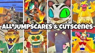 FNAF Secret of the Mimic - All Jumpscares + All Bosses (Full Bright Mode)
