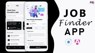 Ionic - Job Finder App UI | Angular