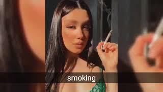 smoking interview | cute girl appearing for an interview & answering question while smoking fetish