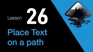 26) Place Text on a path in Inkscape 1.3