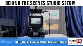 Behind The Scenes Studio Setup with VideoRevealed.