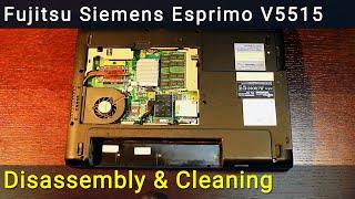 Fujitsu Siemens Esprimo V5515 V5315 Disassembly and Fan Cleaning Guide