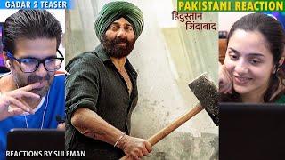 Pakistani Couple Reacts To Gadar 2 Official Teaser | Sunny Deol | Ameesha Patel | Anil Sharma