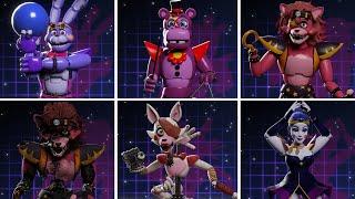 Security Breach Glamrock Extras FNaF AR Animations