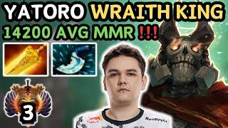  Rank 3 Yatoro WRAITH KING Hard Carry Insane Damage  Yatoro Wraith King - Dota 2