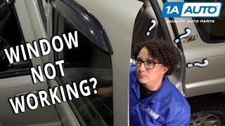 Car or Truck Window Not Working? Clicking Sound Coming From the Door? It Could Be Two Broken Parts!