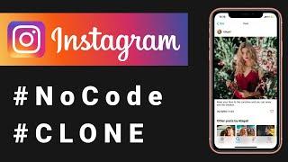 【 In 10 minutes !?  】Building Instagram clone app!! (NoCode)