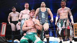 United Empire Vs Bullet Club War Dogs Steel Cage Match NJPW New Beginning In Osaka 2024